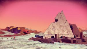 Jedna z variant mimozemskeho chramu, tentokrát připominající pyramidu