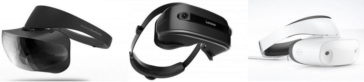 VR sety Asus Lenovo Dell